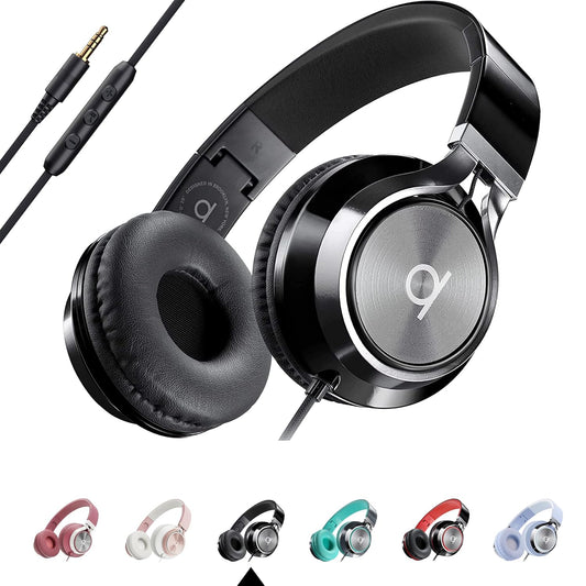 Artix CL750 Foldable Noise-Isolating Over-Ear Wired Headphones