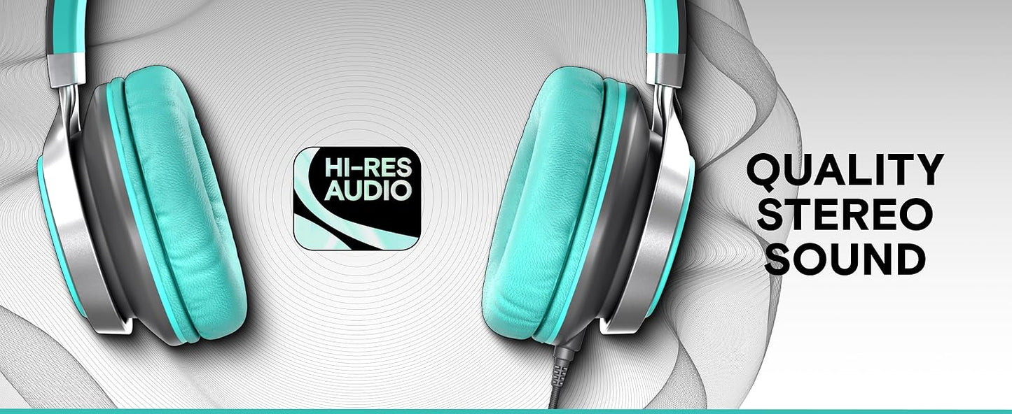 Artix CL750 Foldable Noise-Isolating Over-Ear Wired Headphones